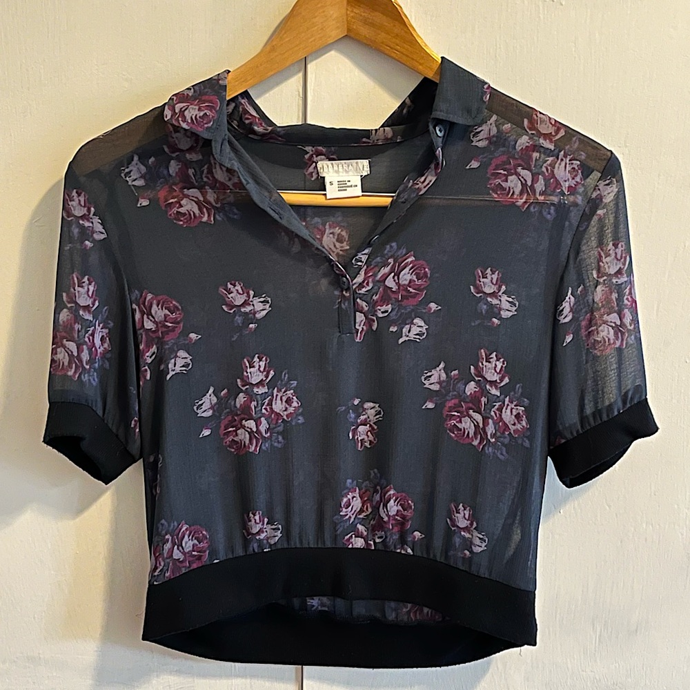 Sheer blouse *never worn* 🔥